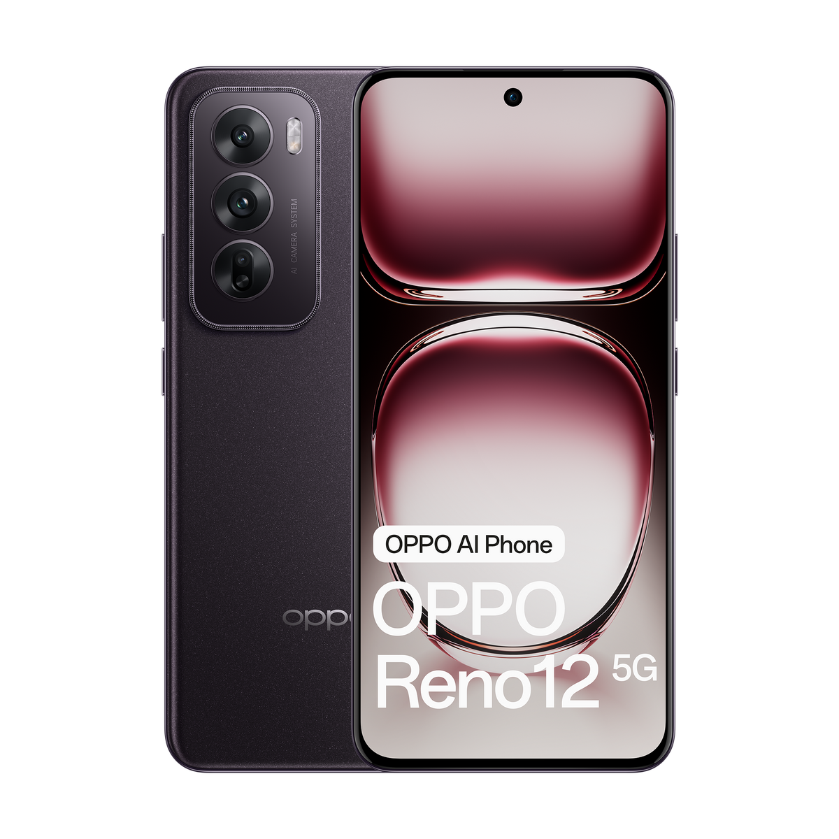 OPPO Reno12 5G Black Brown (12GB+256GB, AI Portrait Expert, AI Link Boost)