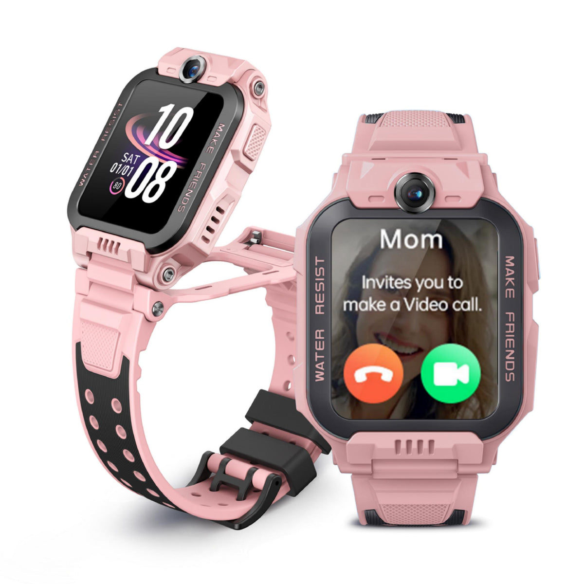 imoo Z7 Watch Phone with 180-day SIM Bundle - Pink