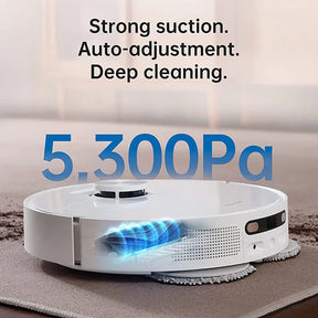 Dreame L10s Ultra Robotic Vacuum and Mop Cleaner (Auto Mop Cleaning and Drying, Self-Refilling, Self-Emptying Base Station)