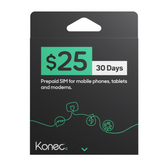 Konec 25 Essential SIM Starter Pack (Pre-Paid)